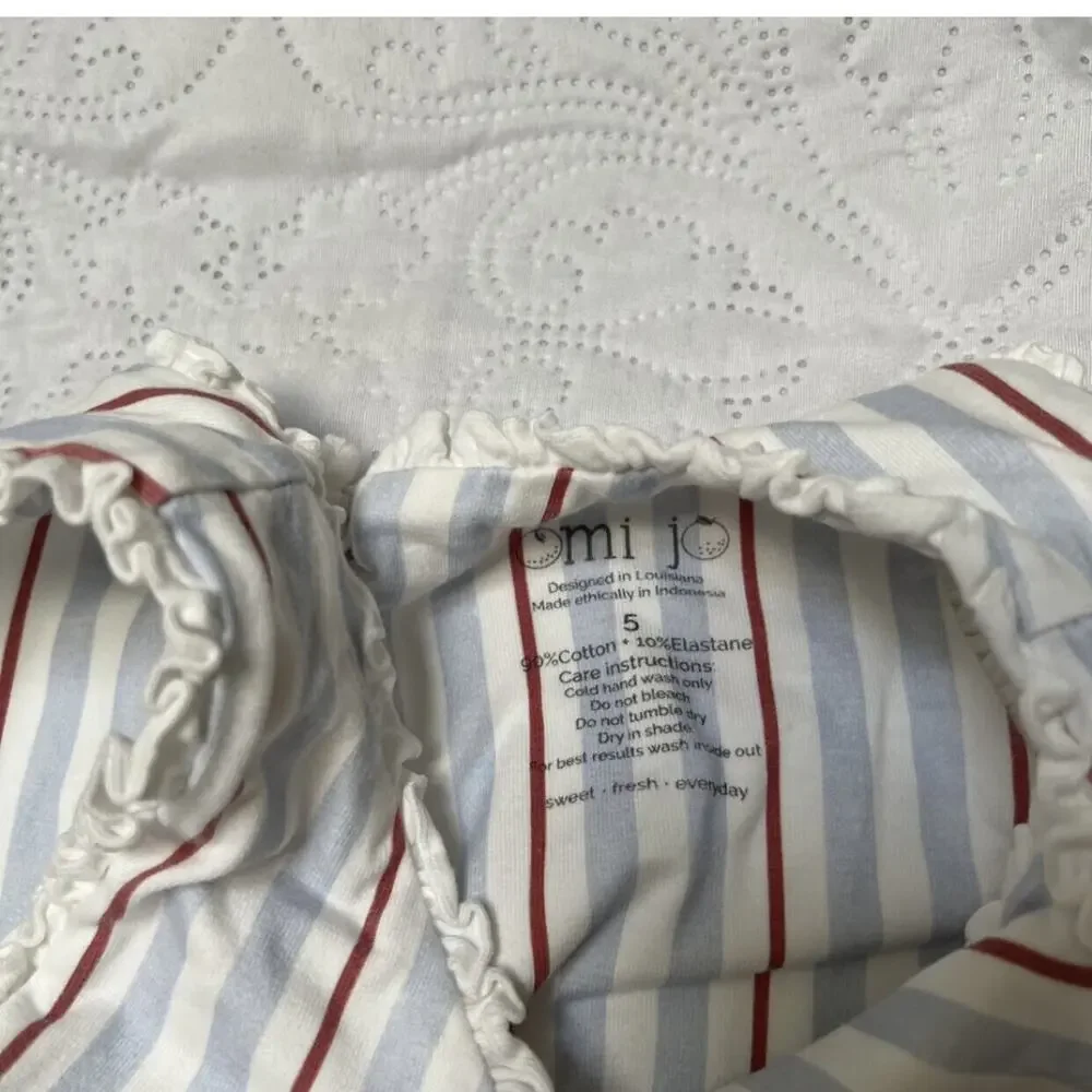 Omi Jo Seaside Stripe Library Tunic Size 5